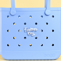 "kendra's bag" personalized Boggy Button designed specifically for Bogg bags and silicone basket-style totes
