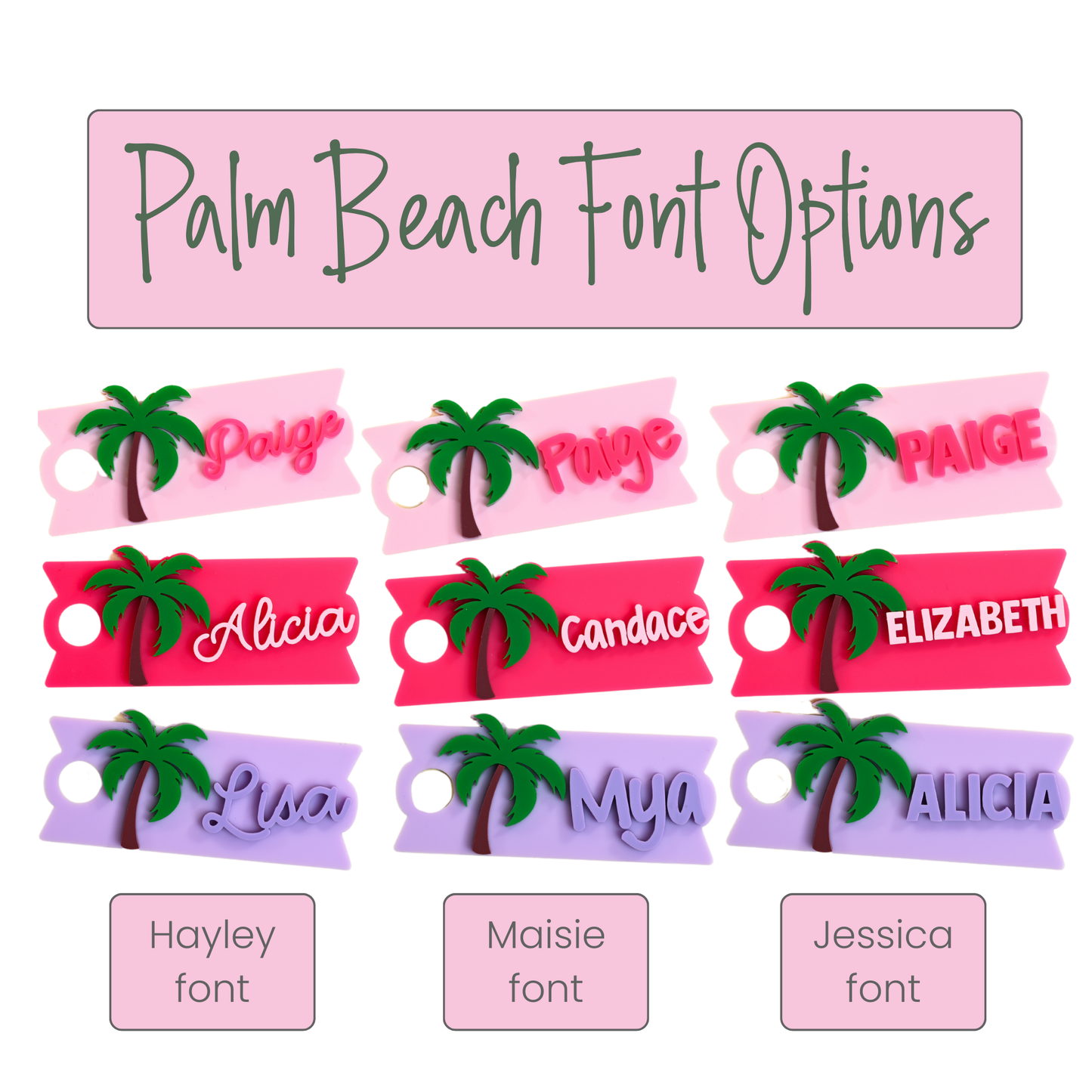 Topper Tag™ Palm Beach Collection for Stanley Quencher - Lilac