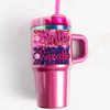 Topper Tag perfect pair Stanley berry truffle Quencher showing custom name tag attachment 