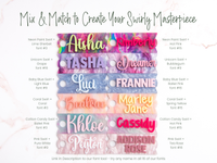 Topper Tags for Stanley Quencher showing custom name tag attachments