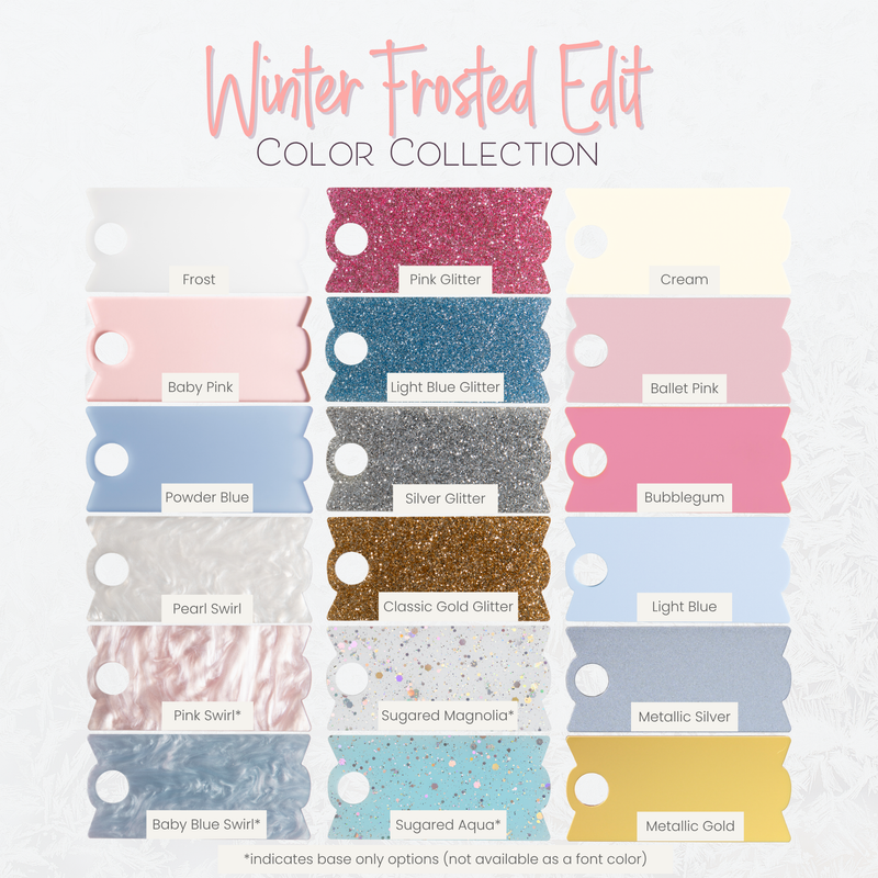 Topper Tag™ for Quencher Winter Frosted Curated Collection
