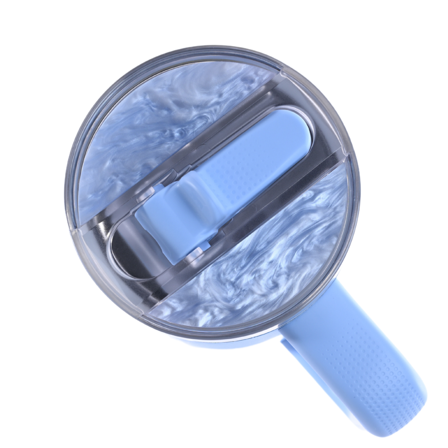 Topper Tag™ Curated Collection for Cornflower Chevron Stanley ProTour - Baby Blue Swirl