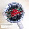 Topper Tags for Stanley Quencher showing custom name tag attachments