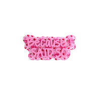 "because I said so" Boggy Button designed specifically for Bogg bags and silicone basket-style totes