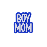 "Boy Mom" Boggy Button designed specifically for Bogg bags and silicone basket-style totes