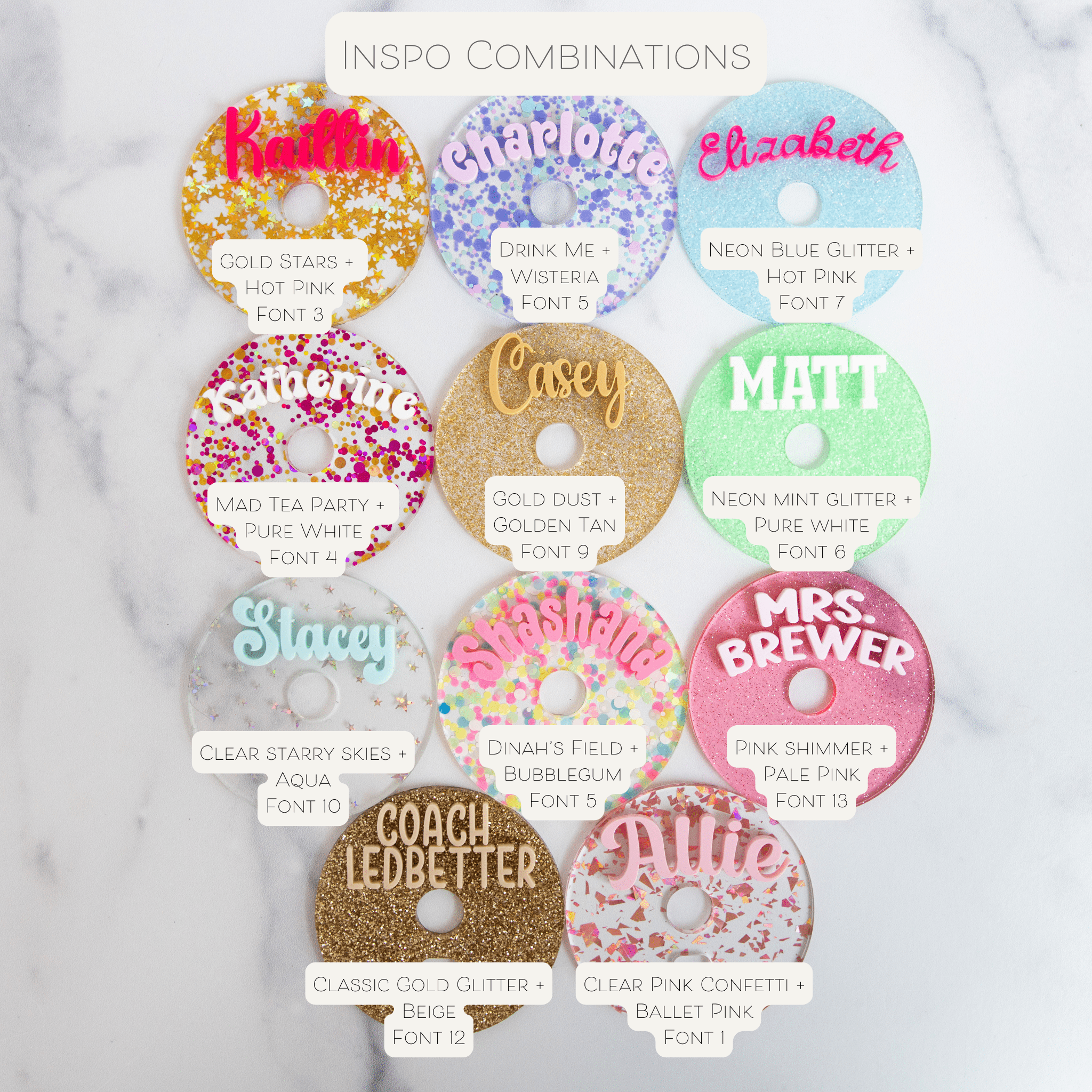 Topper Tag™ Custom Name Plate for Brumate | Era, Leap, Resa Tumblers - Southern Supply