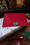 Christmas Tree Self-Adhesive Wax Seals | Holiday Stationery