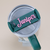 Topper Tag™ Perfect Pair for Emerald Cabana Green Stanley Quencher - Pine