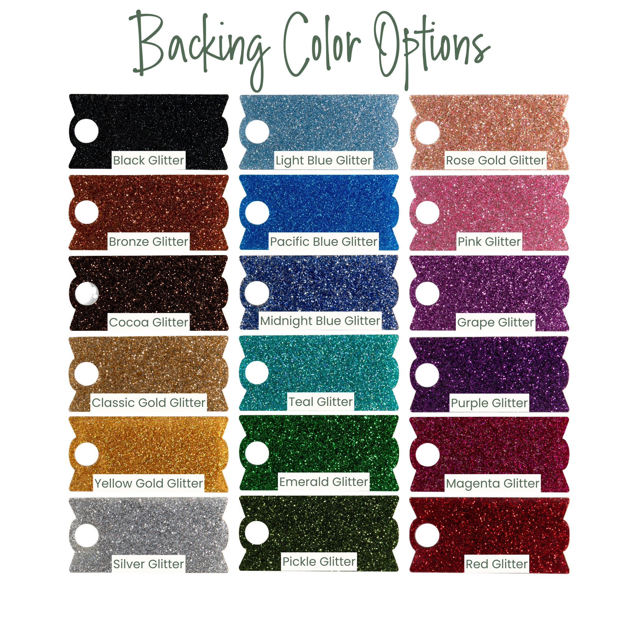 Boggy button personalized colors to choose from