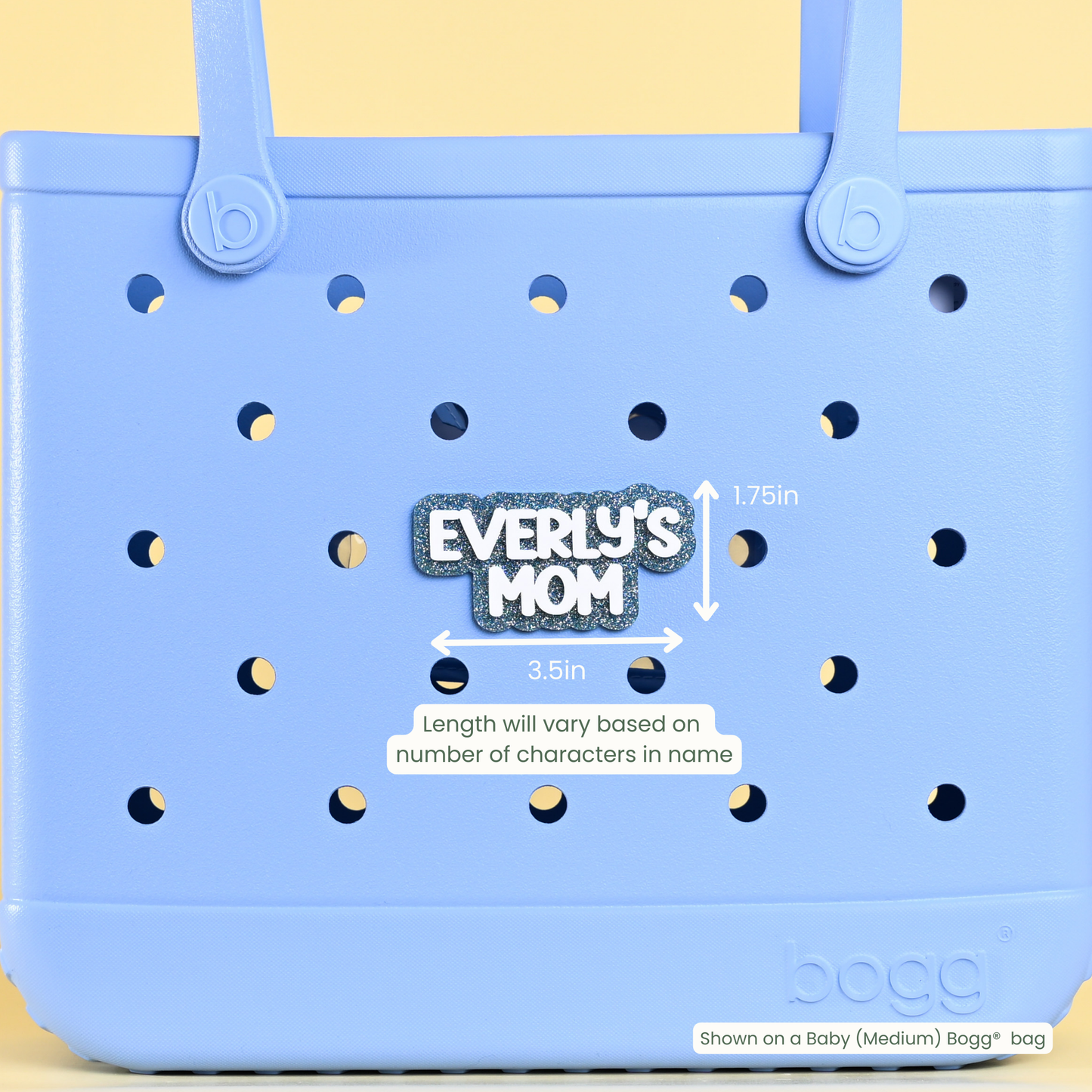 Boggy Button - Personalized Bag Button