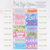 Topper Tag designs for Stanley Quencher showing custom name tag attachments
