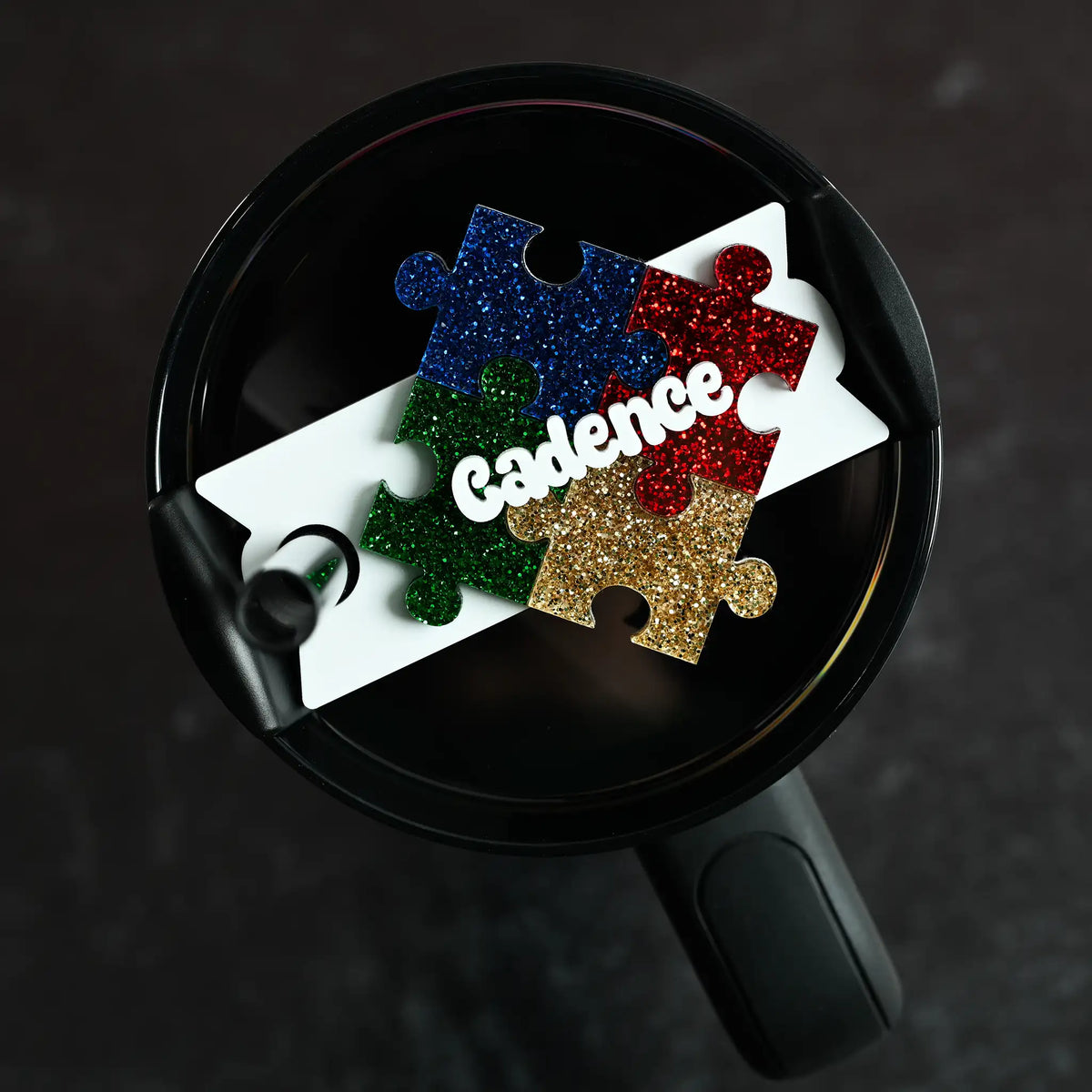 Autism Puzzle Piece Topper Tag for Stanley - Southern Supply