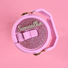 Stanley loveshackfancy ibiza sunset iceflow with a pink glitter topper tag