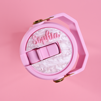 Stanley loveshackfancy ibiza sunset iceflow with pink swirl topper tag