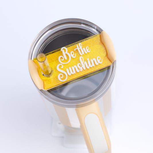 Topper Tag™ Perfect Pair for Butter Cabana Gloss Oasis Stanley Quencher - Lemon Shimmer