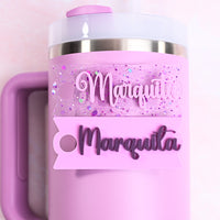 Topper Tag™ Custom Name Plate for Stanley Lilac Quencher | Personalized All Sizes