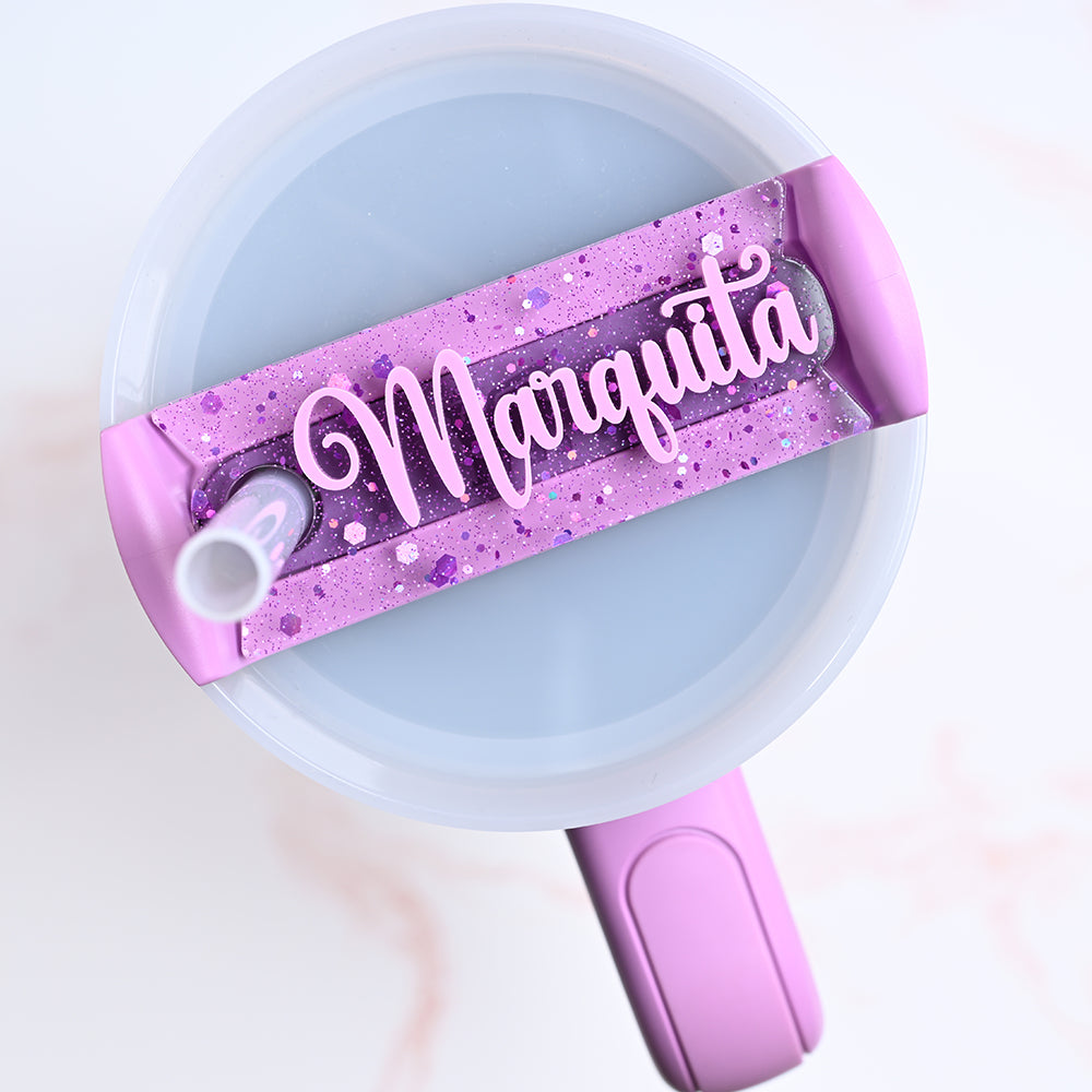 Topper Tag™ Custom Name Plate for Stanley Lilac Quencher | Personalized All Sizes