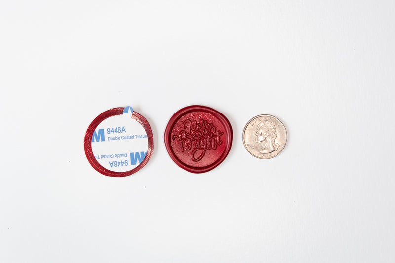 Merry & Bright Self-Adhesive Wax Seals | Holiday Stationery