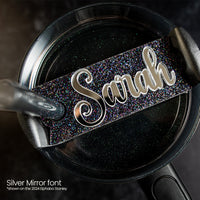 Topper Tag™ Custom Name Plate for Stanley Midnight Glitz - Southern Supply