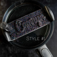 Topper Tag™ Custom Name Plate for Stanley Midnight Glitz