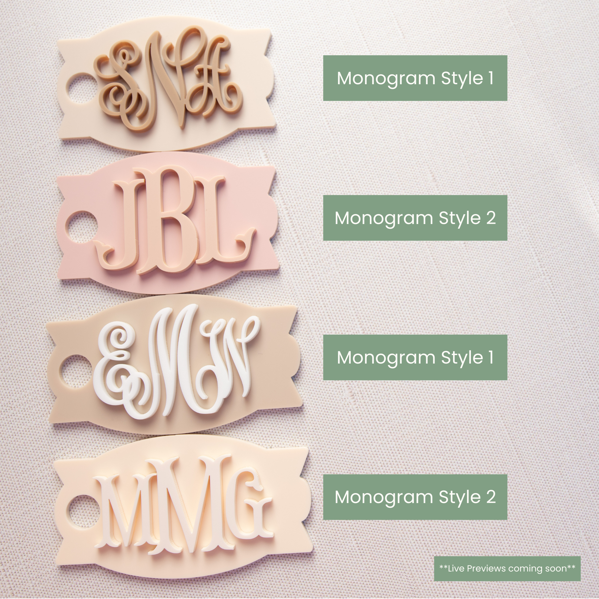 Topper Tags for Stanley Quencher showing custom name tag attachments