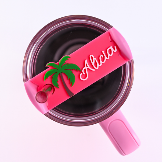 Topper Tag™ Palm Beach Collection for Stanley Quencher - Hot Pink