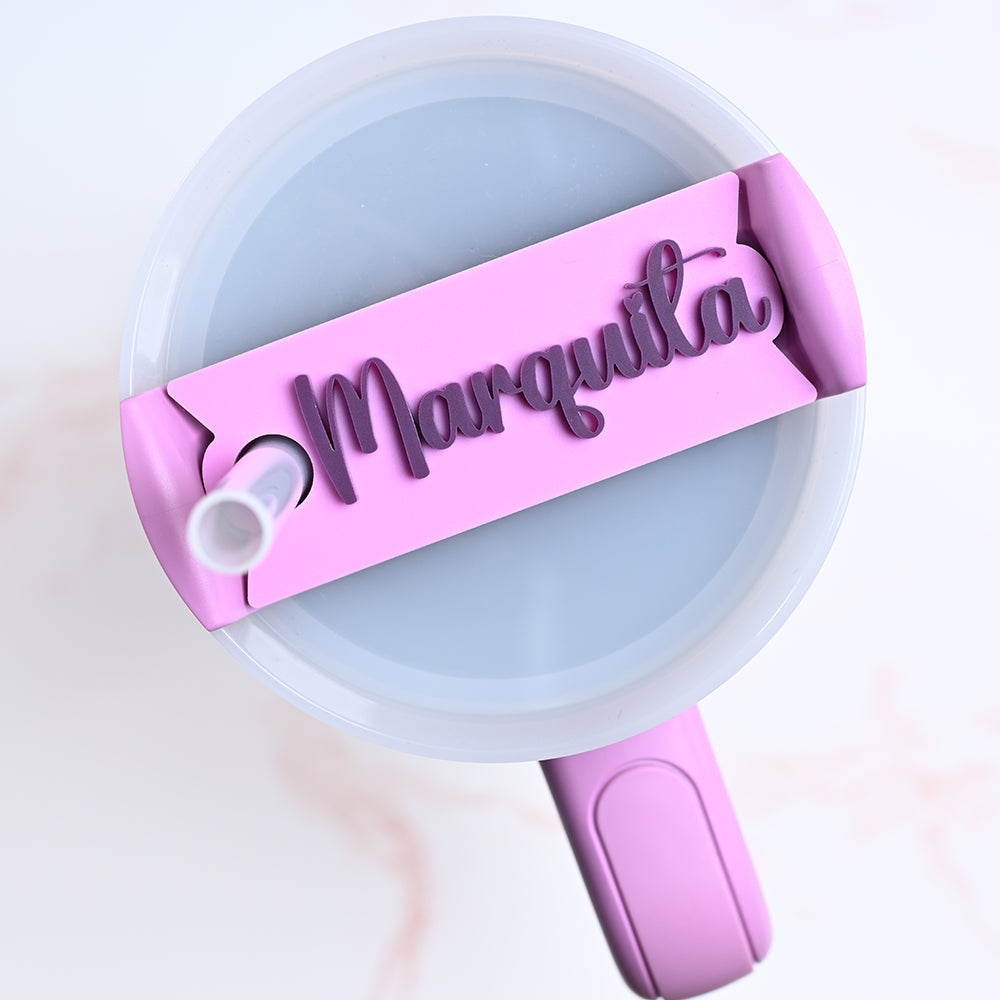 Topper Tag™ Custom Name Plate for Stanley Lilac Quencher | Personalized All Sizes