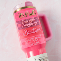 Topper Tag™ Perfect Pair for Stanley Pink Parade Quencher