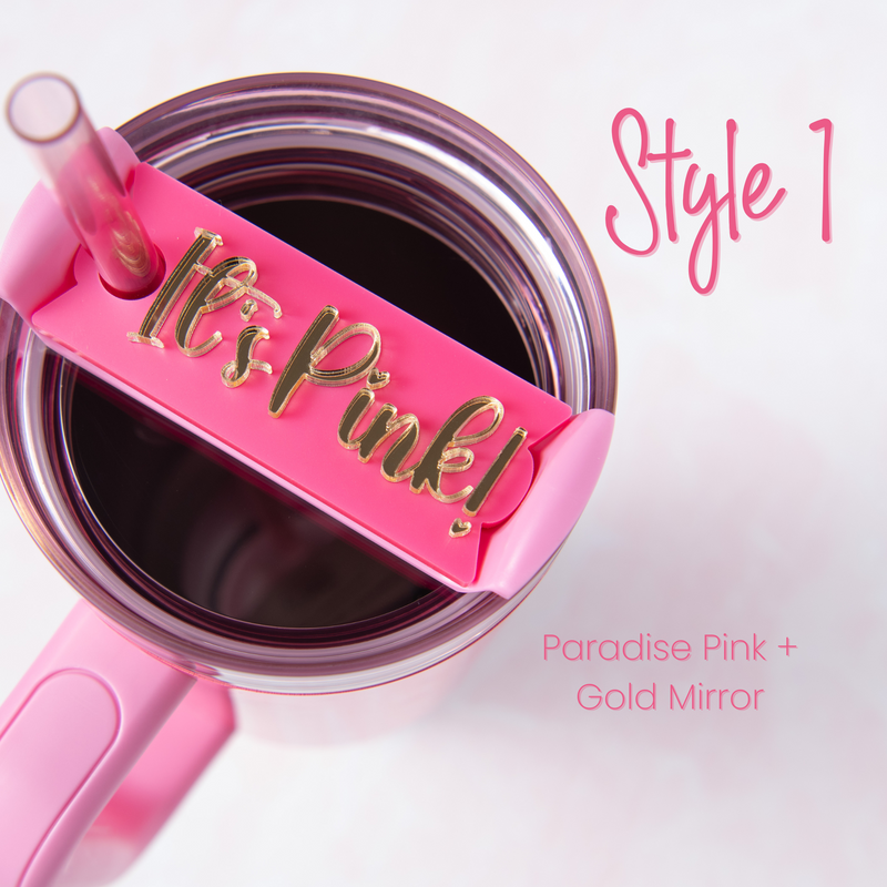 Topper Tag™ Perfect Pair for Stanley Pink Parade Quencher