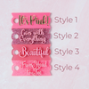 Topper Tag™ Perfect Pair for Stanley Pink Parade Quencher