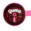 Topper Tag Queen of Hearts Wonderland for Brumate showing white rabbit character with clock and hurry theme