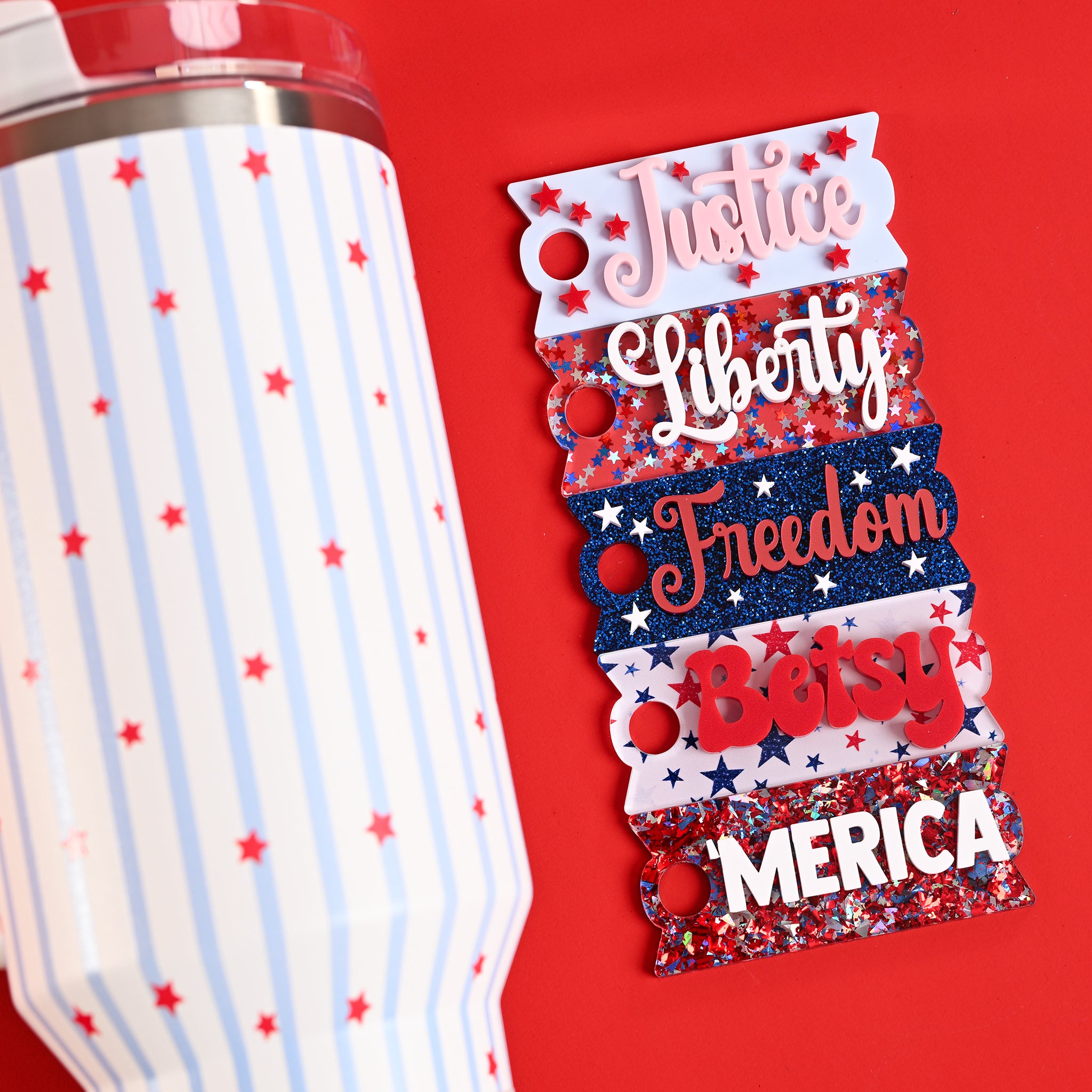 Patriotic Curated Collection - Topper Tag™ for Stanley