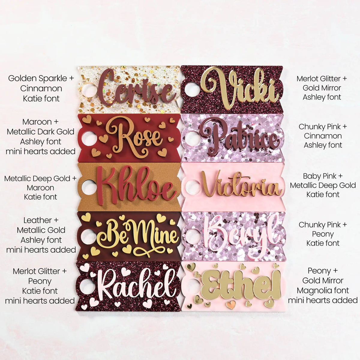 Pink & Red Velvet Valentine Curated Collection for Stanley Quencher - Southern Supply