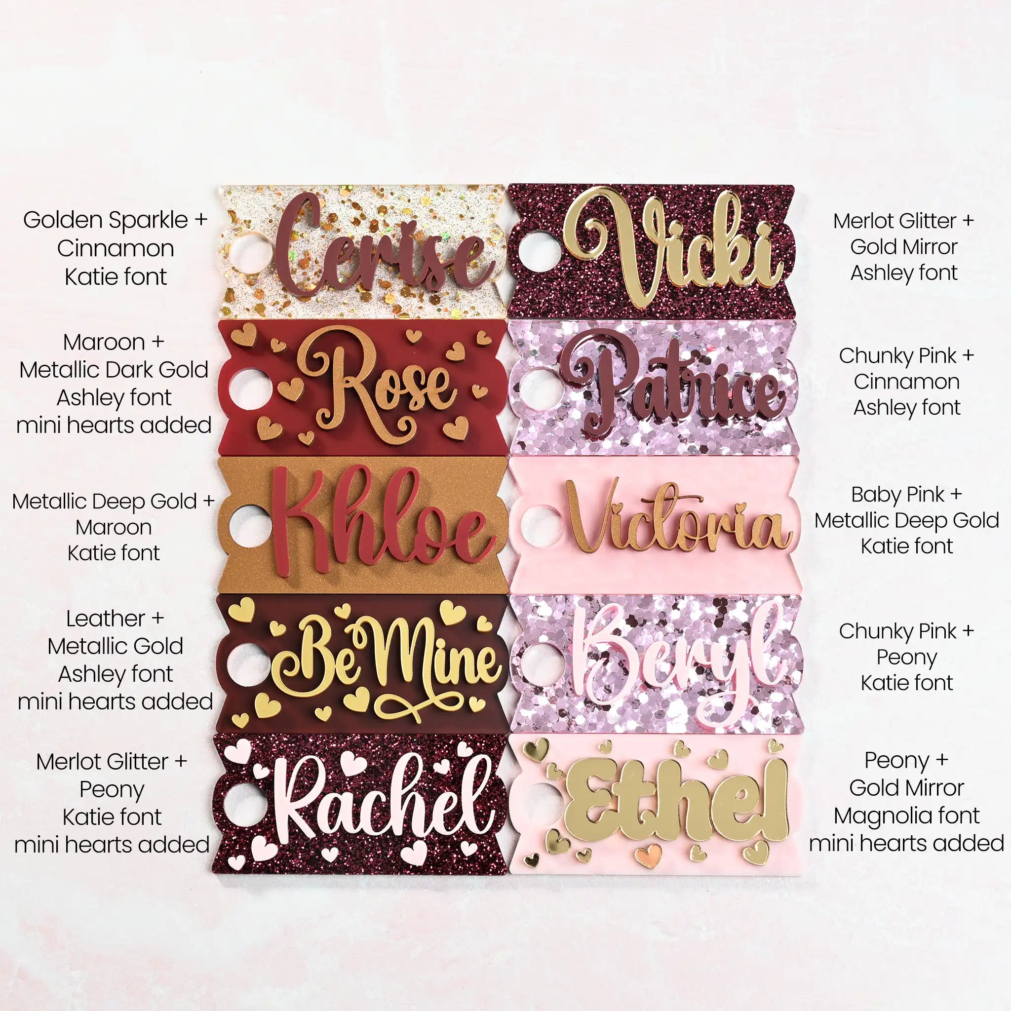 Pink & Red Velvet Valentine Curated Collection for Stanley Quencher - Southern Supply