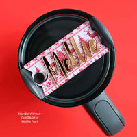 Topper Tag™ Custom Name Plate for Stanley Quencher | Christmas Edition