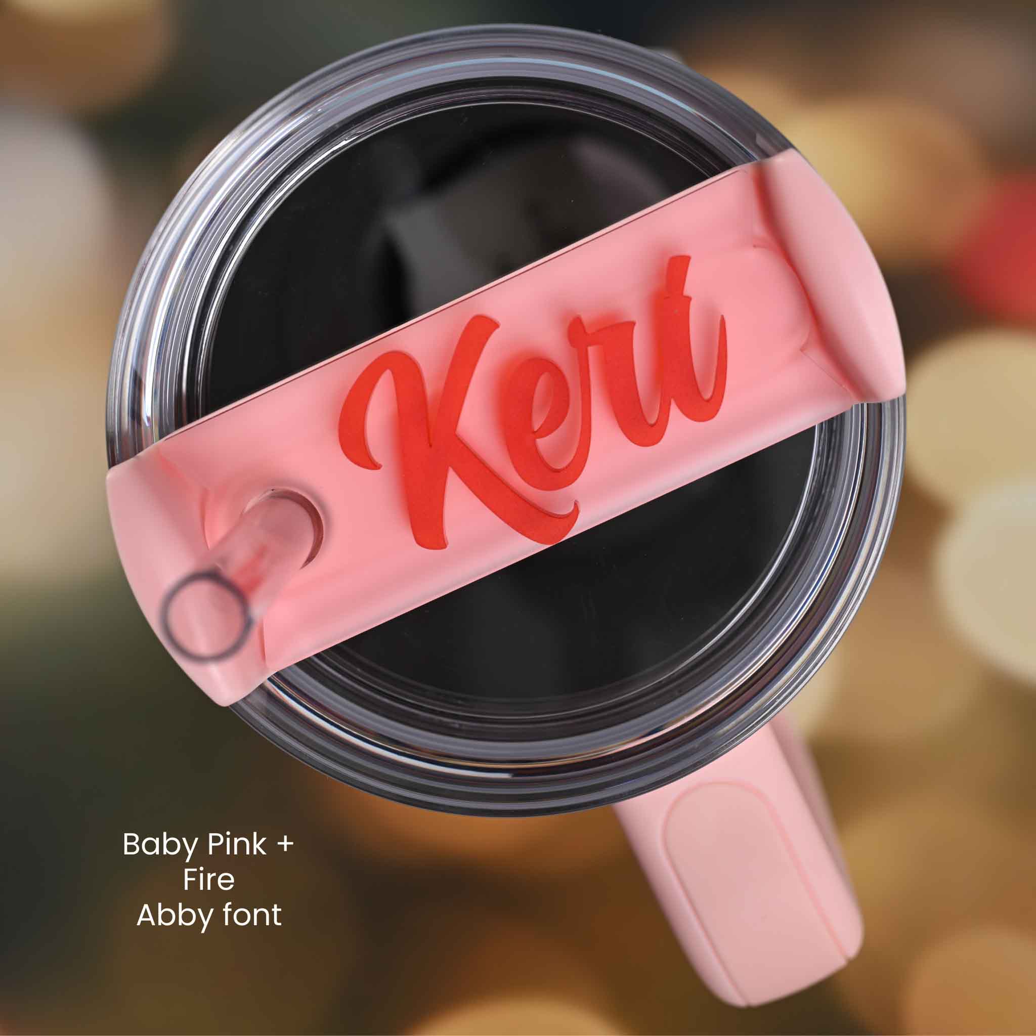 Topper Tag™ Custom Name Plate for Stanley Quencher | Christmas Edition