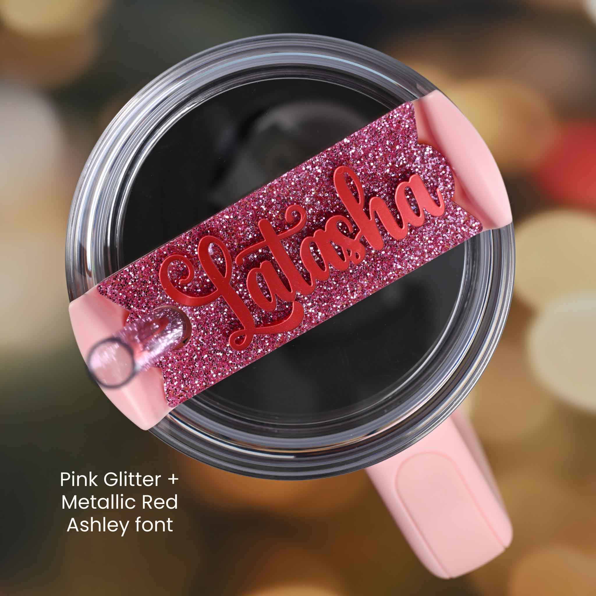 Topper Tag™ Custom Name Plate for Stanley Quencher | Christmas Edition