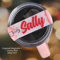 Topper Tag™ Custom Name Plate for Stanley Quencher | Christmas Edition