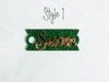 Topper Tag perfect pair Stanley shamrock green custom name tag attachment