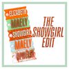 The life of a showgirl themed Stanley name tags for stanley quencher tumblers in orange shimmer with mint, Spearmint with bronze glitter, pumpkin sparkle with mint, aquamarine sparkle with halloween orange, and Ophelia's Flowers with bronze glitter