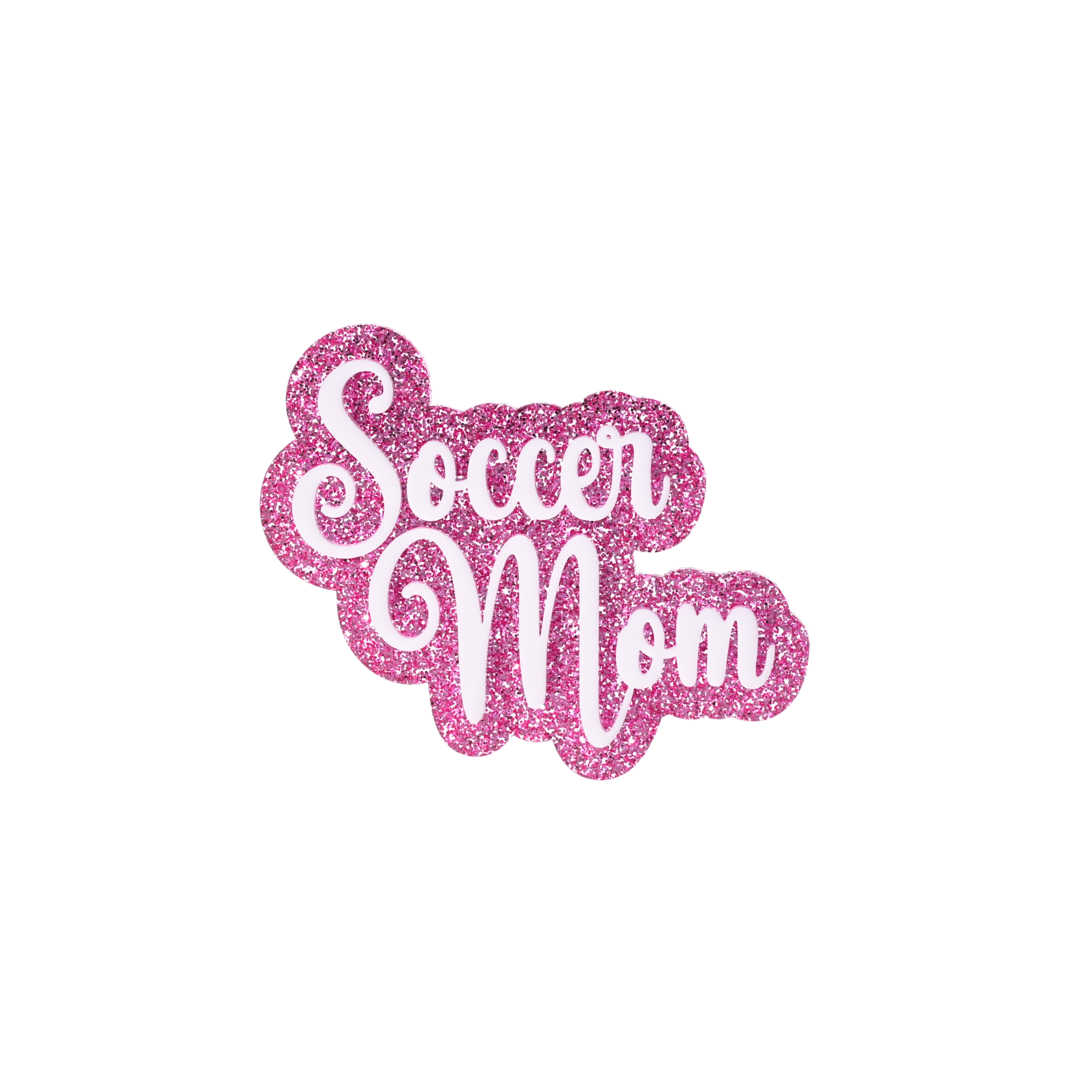 "Soccer Mom" Boggy Button designed specifically for Bogg bags and silicone basket-style totes