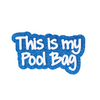 "this is my pool bag" Boggy Button designed specifically for Bogg bags and silicone basket-style totes
