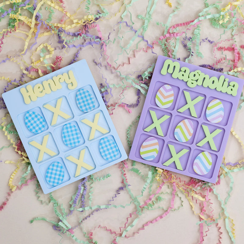 Personalized Easter Tic Tac Toe Game | Easter Accessories - Southern Supply