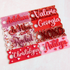 Topper Tags for Stanley Quencher showing custom name tag attachments