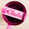Topper Tags for Stanley Quencher showing custom name tag attachments