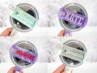 Topper Tag™ Custom Name Plate for Stanley Quencher | Winter Wonderland Collection