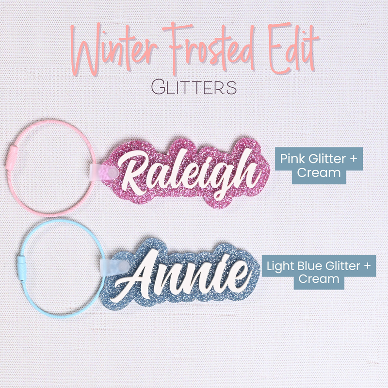 Bag Tag Winter Frosted Curated Collection