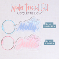 Bag Tag Winter Frosted Curated Collection