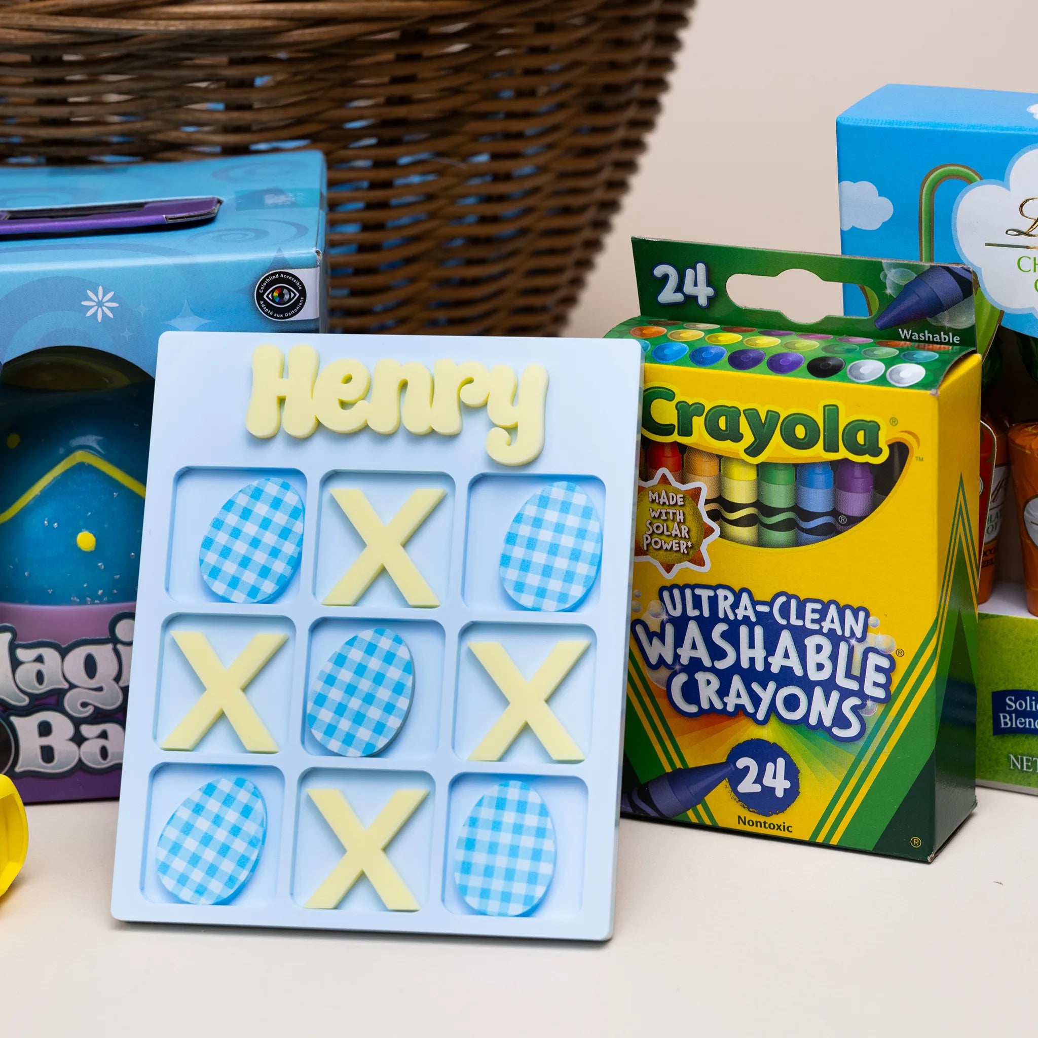 Personalized Easter Tic Tac Toe Game | Easter Accessories - Southern Supply