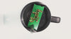 Topper Tag perfect pair Stanley shamrock green Quencher showing custom name tag attachments